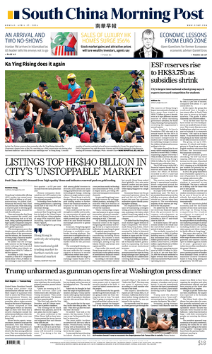 Prima pagina South China Morning Post di oggi - Quotidiano estero