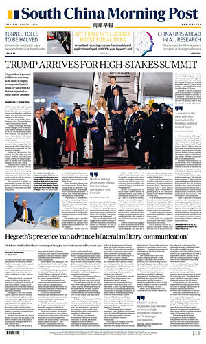 Prima pagina South China Morning Post di oggi - Quotidiano estero