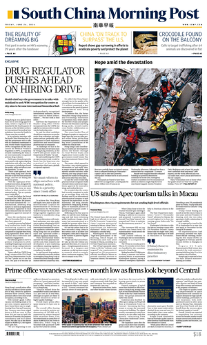 Prima pagina South China Morning Post di oggi - Quotidiano estero