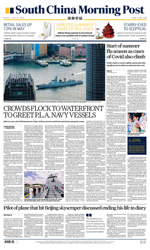 Prima pagina South China Morning Post di oggi - Quotidiano estero