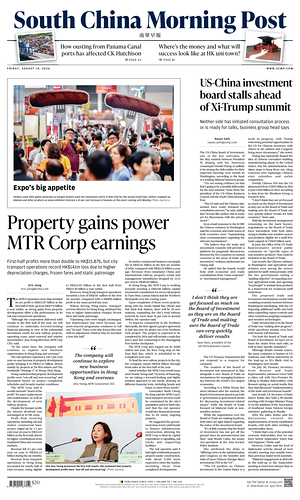 Prima pagina South China Morning Post di oggi - Quotidiano estero