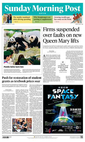 Prima pagina South China Morning Post di oggi - Quotidiano estero