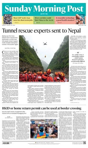 Prima pagina South China Morning Post di oggi - Quotidiano estero