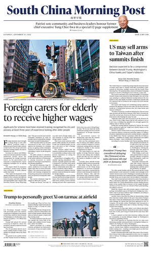 Prima pagina South China Morning Post di oggi - Quotidiano estero