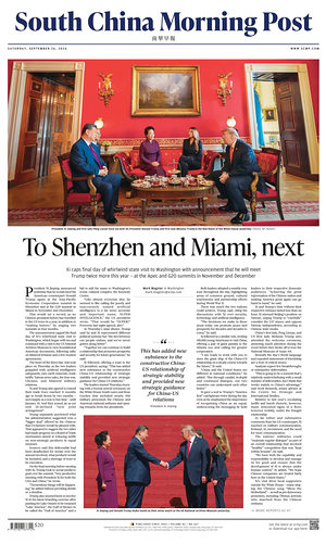Prima pagina South China Morning Post di oggi - Quotidiano estero