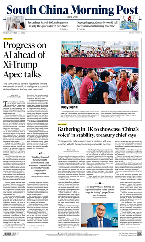 Prima pagina South China Morning Post di oggi - Quotidiano estero