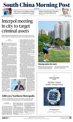 Prima pagina South China Morning Post di oggi - Quotidiano estero