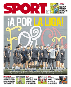 Portada Sport de hoy - Periódico deportes