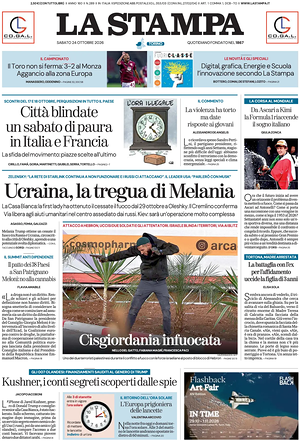 Prima pagina La Stampa di oggi - Quotidiano nazionale