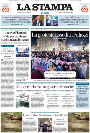 Prima pagina La Stampa di oggi - Quotidiano nazionale