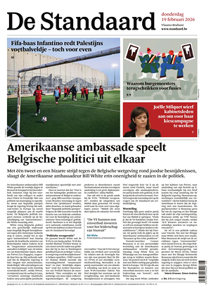Prima pagina De Standaard di oggi - Quotidiano estero