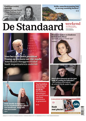 Prima pagina De Standaard di oggi - Quotidiano estero