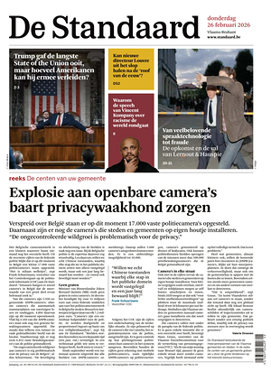 Prima pagina De Standaard di oggi - Quotidiano estero