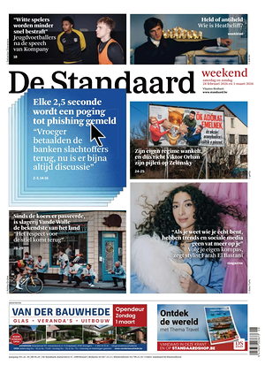 Prima pagina De Standaard di oggi - Quotidiano estero