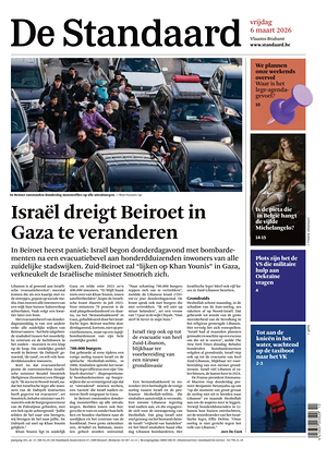Prima pagina De Standaard di oggi - Quotidiano estero