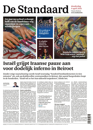 Prima pagina De Standaard di oggi - Quotidiano estero