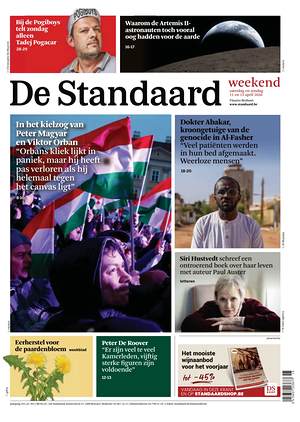 Prima pagina De Standaard di oggi - Quotidiano estero