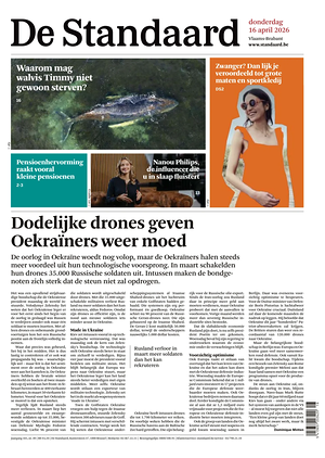 Prima pagina De Standaard di oggi - Quotidiano estero