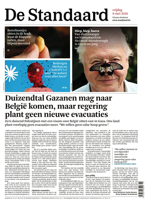 Prima pagina De Standaard di oggi - Quotidiano estero