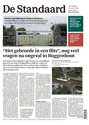 Prima pagina De Standaard di oggi - Quotidiano estero