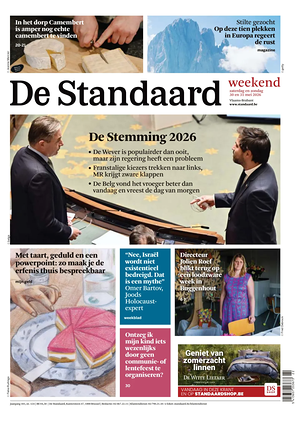 Prima pagina De Standaard di oggi - Quotidiano estero
