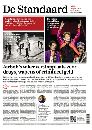 Prima pagina De Standaard di oggi - Quotidiano estero