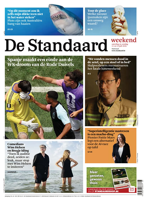 Prima pagina De Standaard di oggi - Quotidiano estero