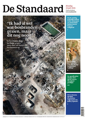 Prima pagina De Standaard di oggi - Quotidiano estero
