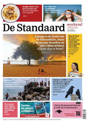 Prima pagina De Standaard di oggi - Quotidiano estero