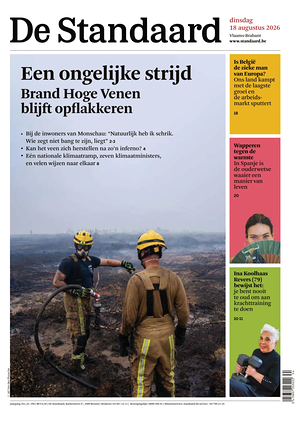 Prima pagina De Standaard di oggi - Quotidiano estero