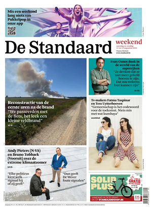 Prima pagina De Standaard di oggi - Quotidiano estero
