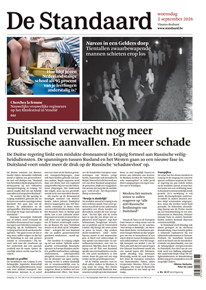 Prima pagina De Standaard di oggi - Quotidiano estero