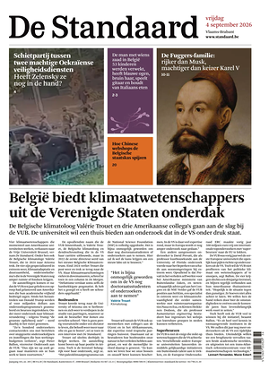 Prima pagina De Standaard di oggi - Quotidiano estero