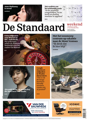 Prima pagina De Standaard di oggi - Quotidiano estero