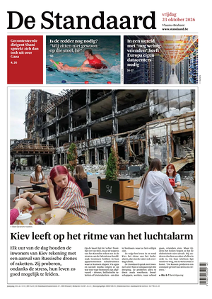 Prima pagina De Standaard di oggi - Quotidiano estero