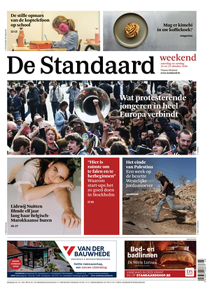 Prima pagina De Standaard di oggi - Quotidiano estero
