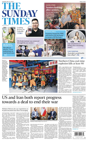 Prima pagina The Straits Times di oggi - Quotidiano estero