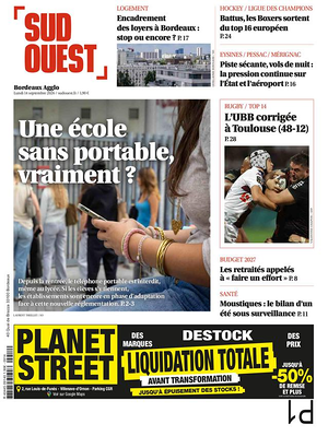 Une de None du jour - Journal régional