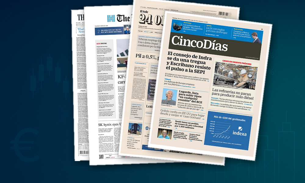 Collage delle prime pagine analizzate: Crescita fragile, Fisco attivo, allerta energia