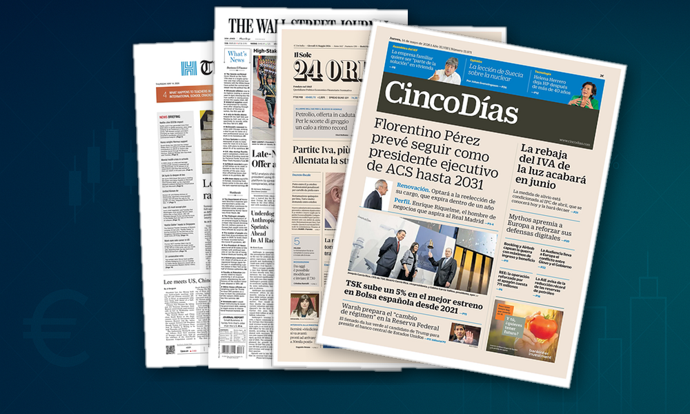 Collage delle prime pagine analizzate: Fisco, energia e asset strategici in vetrina
