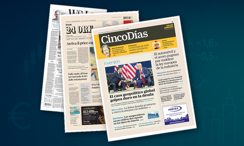 Thumbnail per Carburanti, debito e industria dominano le prime pagine