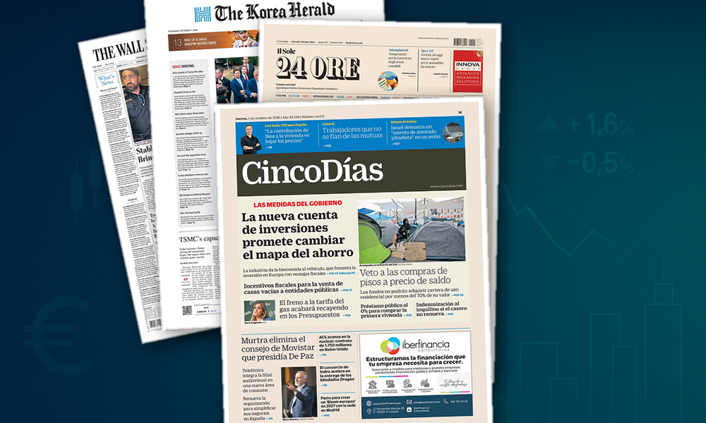 Collage delle prime pagine analizzate: Inflazione in risalita, cantieri e mosse corporate