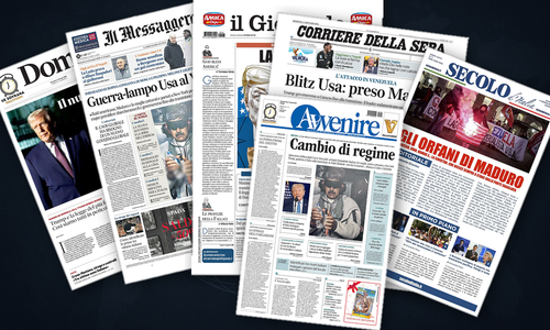 Thumbnail per Venezuela sconvolge le prime pagine italiane