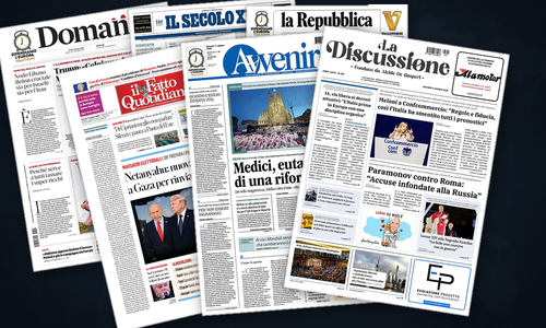 Thumbnail per Iran, Belfast e Kiev in prima pagina
