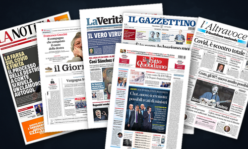 Thumbnail per Ucraina, Hormuz e Ceuta dominano le prime pagine