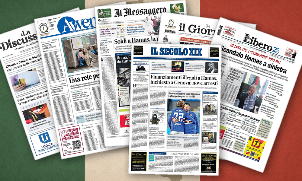 Thumbnail per Rete pro-Hamas, Trump-Zelensky e conti pubblici