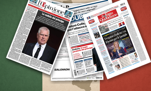 Thumbnail per Giustizia, Trump e Windsor dividono le prime pagine