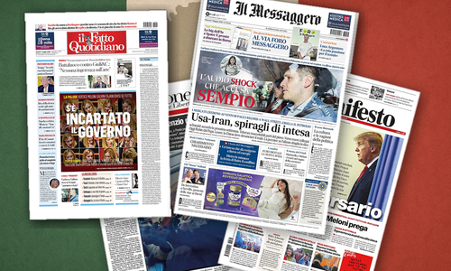 Thumbnail per Tra Hormuz, Vaticano e Biennale: i giornali si dividono