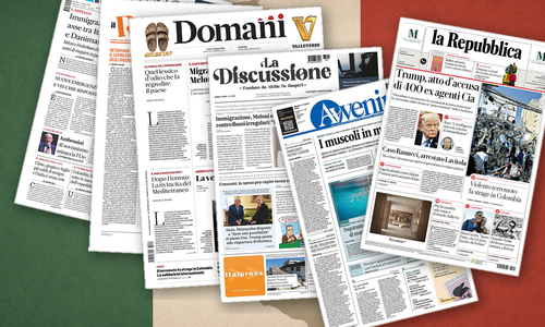 Thumbnail per Ranucci-Lavitola, migranti e geopolitica dividono le testate