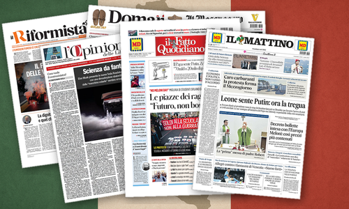Thumbnail per Pace, bollette e piazze: i giornali si dividono